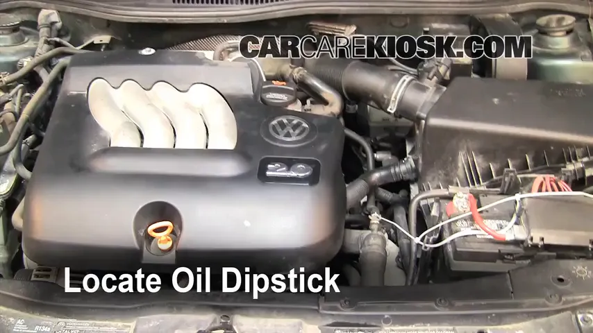 2004 Volkswagen Jetta GL 2.0L 4 Cyl. Sedan Aceite Controlar nivel de aceite